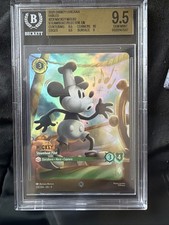 Disney Lorcana TCG Mickey Mouse Steamboat Pilot Enchanted Edition 231/204