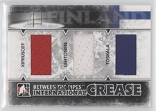 2009 ITG Between the Pipes Black /60 Miikka Kiprusoff Kari Lehtonen #IC-04 xp6