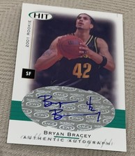 2001-02 SAGE Hit-Bryan Bracey Authentic Autograph #A18 Oregon Ducks