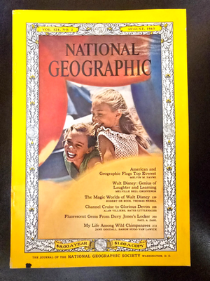 NATIONAL GEOGRAPHIC 1963年8月号 National Geographic August 1963 First Jane Goodall Issue Magic