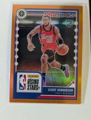 2023 Panini Premium Stock Basketball Scoot Henderson Orange Prizm /299 RC #280