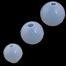9 Pcs Small Full Sphere Mould Jewelry Bead Resin Mold Silicone Ball