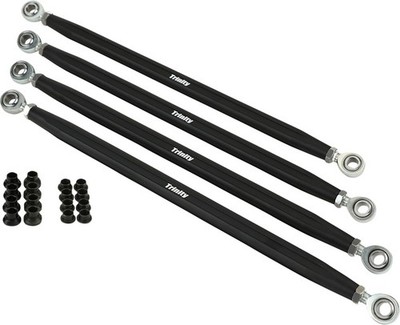 Trinity Radius Rod Set Anodized Black Polaris RZR Pro XP 2020-2021