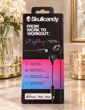 Skullcandy Set Lightning Wired Earbuds S2SGY-N740 True Black NEW