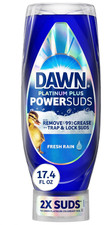Dawn Platinum Plus PowerSuds Liquid Dish Soap, 17.4 oz. EZ-Squeeze Bottle