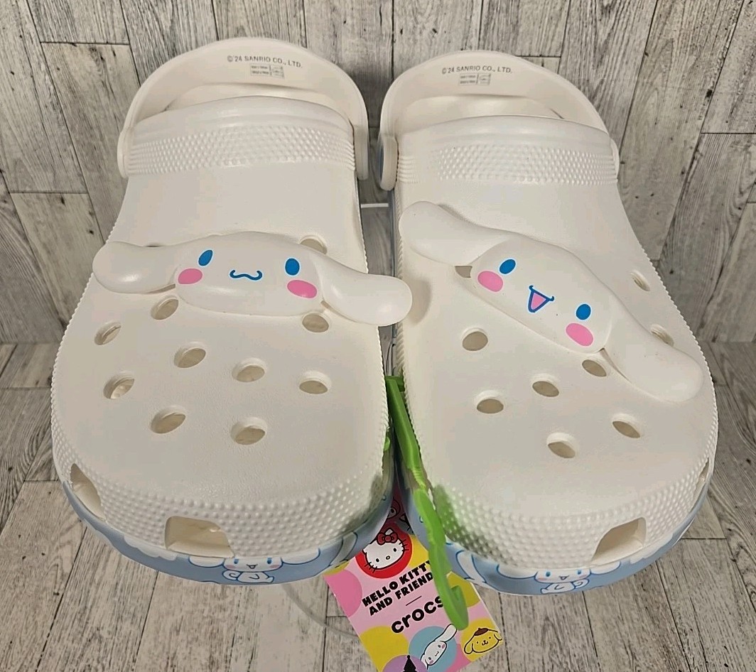 Crocs Hello Kitty Cinnamoroll Classic Clogs Size 13 Unisex  display picture 3