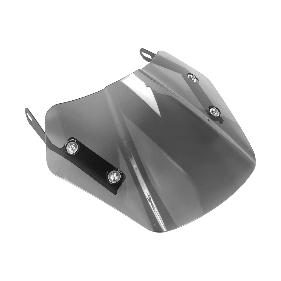 Round Motorcycle Windshield Windscreen 5-7'' Headlight Fairing For Yamaha Suzuki - Image 3 of 4