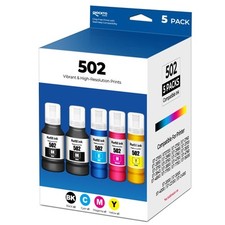 502 Ink Refill Bottles Eco Tank ET-2850 ET-3850 ET-4850 ET-15000 Replacement ...