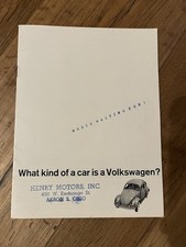 1960s Vw Bus Bug What Kind Of Car Is A Volkswagen Bookletbrochure
