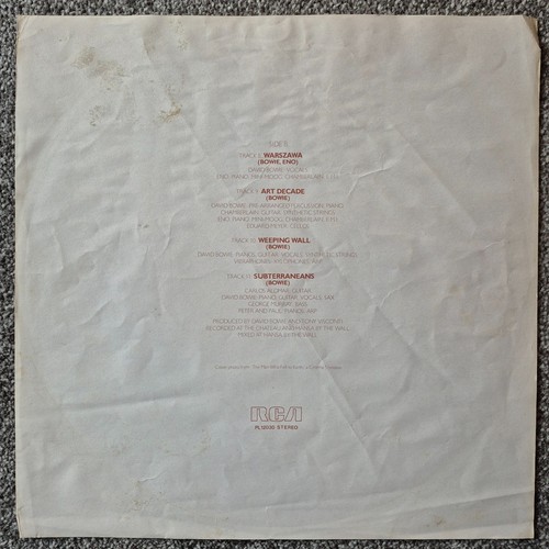 David Bowie Low LP PL 12030 Rare Vinyl First Press - Picture 3 of 6