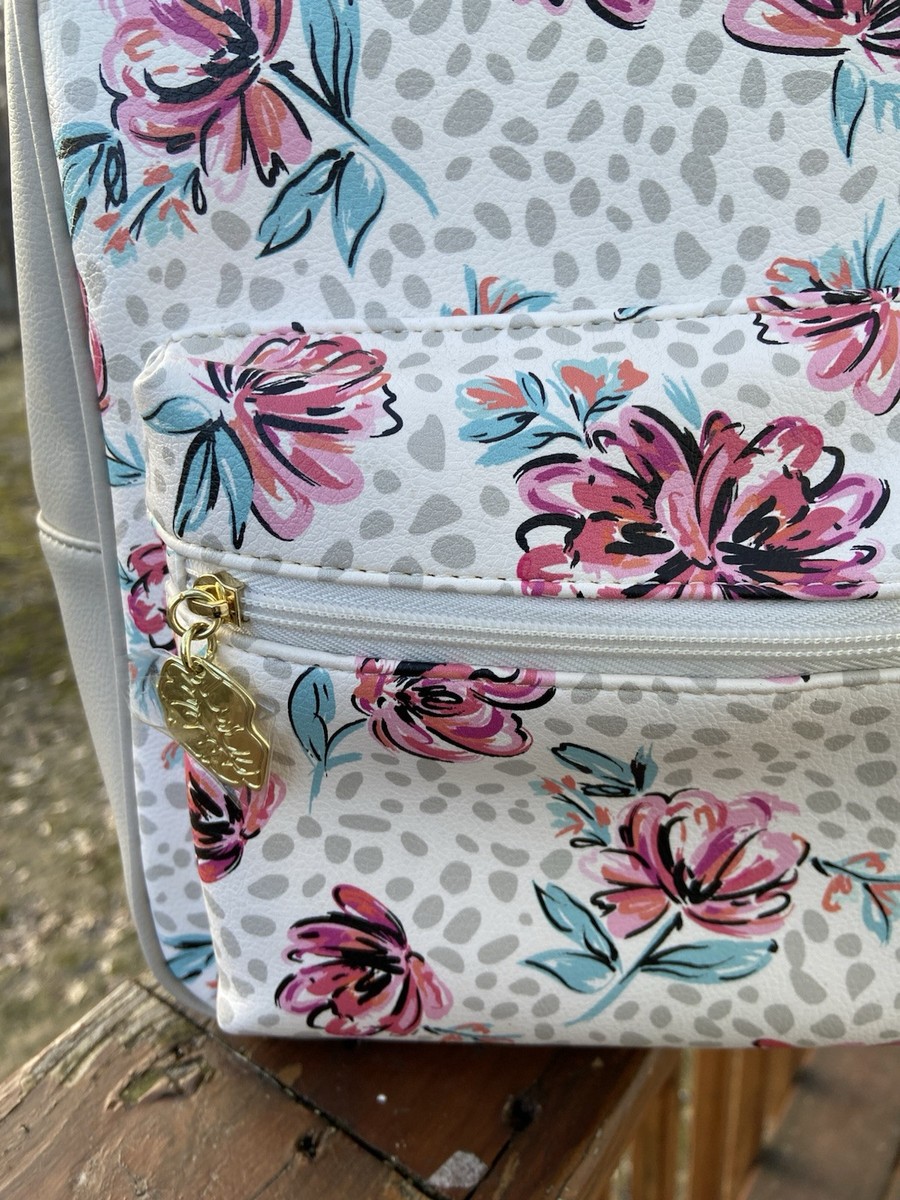 LUV Betsey by Betsey Johnson Backpack Purse White Pink  display picture 3