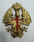 Spanish Fascist Franco Cap Helmet Insignia Civil War Military Tanker Post WW2