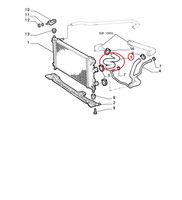 Flexibler KÜHlerschlauch Fiat Bravo - Marea Original 46479761