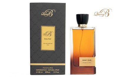 Gray Oud by Queen B Perfumes 100ml / 3.4 fl. oz. Spray - Free Shipping