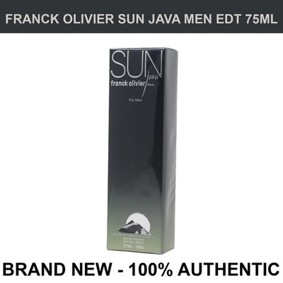 Franck Olivier Sun Java 2.5 oz / 75ml Eau de Toilette Spray for Men - BRAND NEW