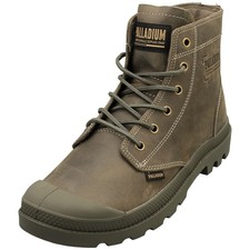 Palladium Pampa Zip Legacy Mens Casual Boots in Dusky Green - 10 UK