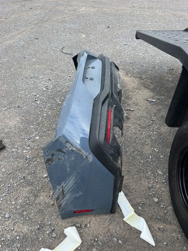 2024 FORD MUSTANG GT REAR BUMPER COVER W/ PARK ASSIST CARBONIZED GRAY (M7) OEM
