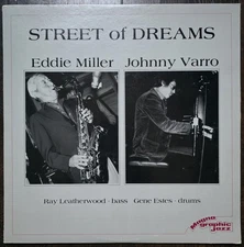 Autographed  STREET OF DREAMS: EDDIE MILLER & JOHNNY VARRO, JAZZ LP