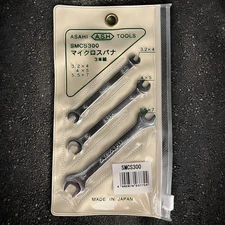 Asahi SMCS300 3-piece Double Open End Spanner Set