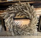 Gold TINSEL Holiday Wreath Wire Metal Frame 21” — photo 2