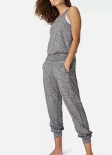 NWT Sweaty Betty Women's Size S "Black Marl" Grey Gary Jumpsuit