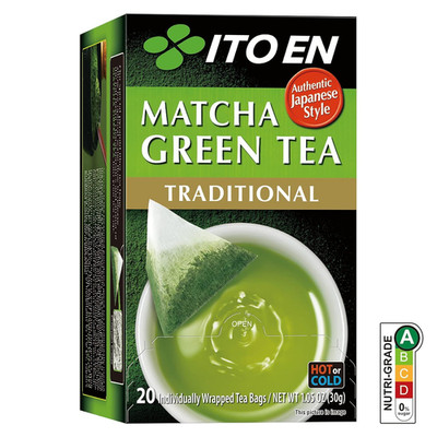 ITO EN Matcha Green Tea, Traditional, Tea Bags (20 Count) 20 Count (Pack of...