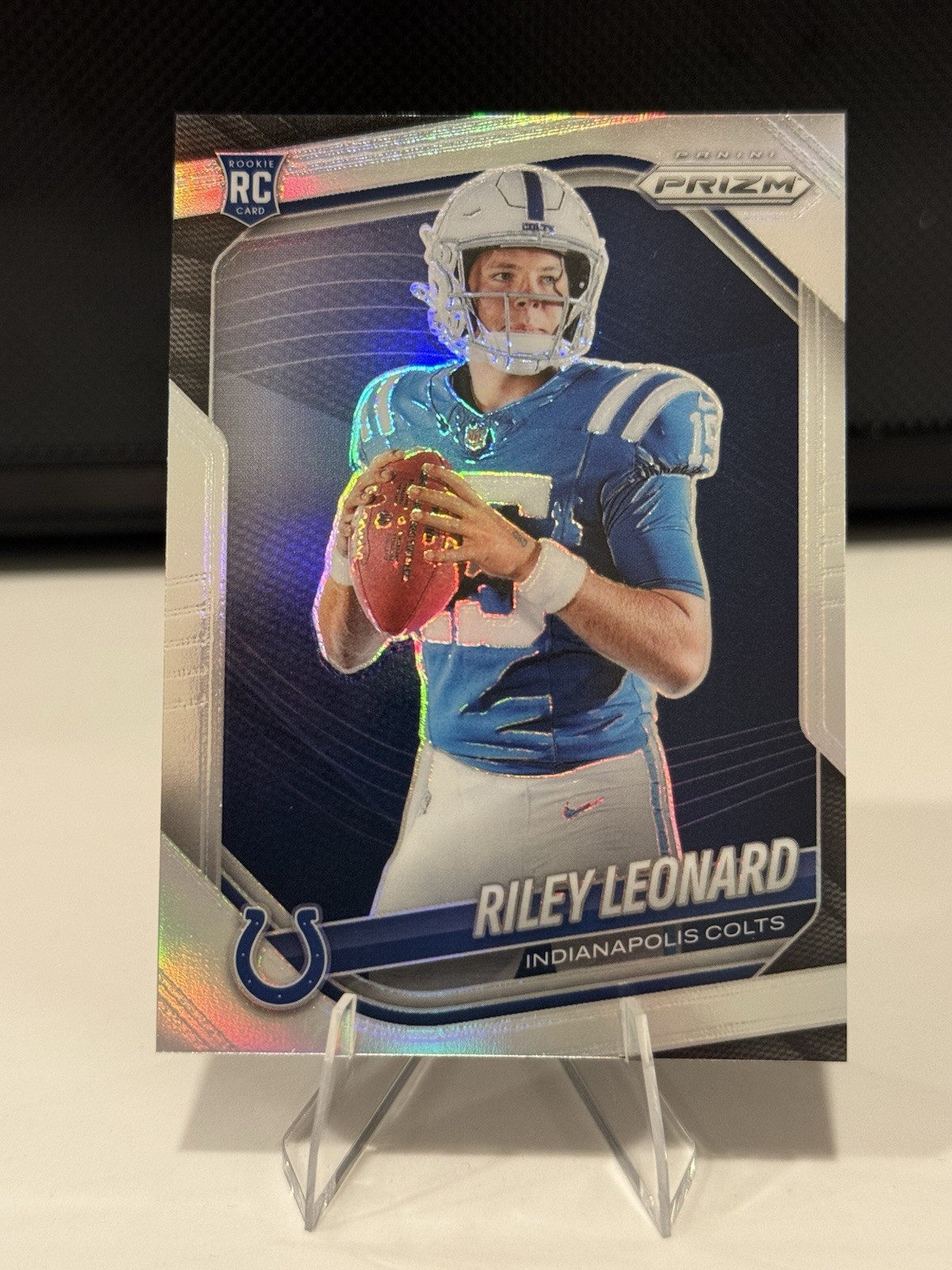 2025 Panini Prizm - Rookie Variation Riley Leonard #416 Silver Prizm (RC)