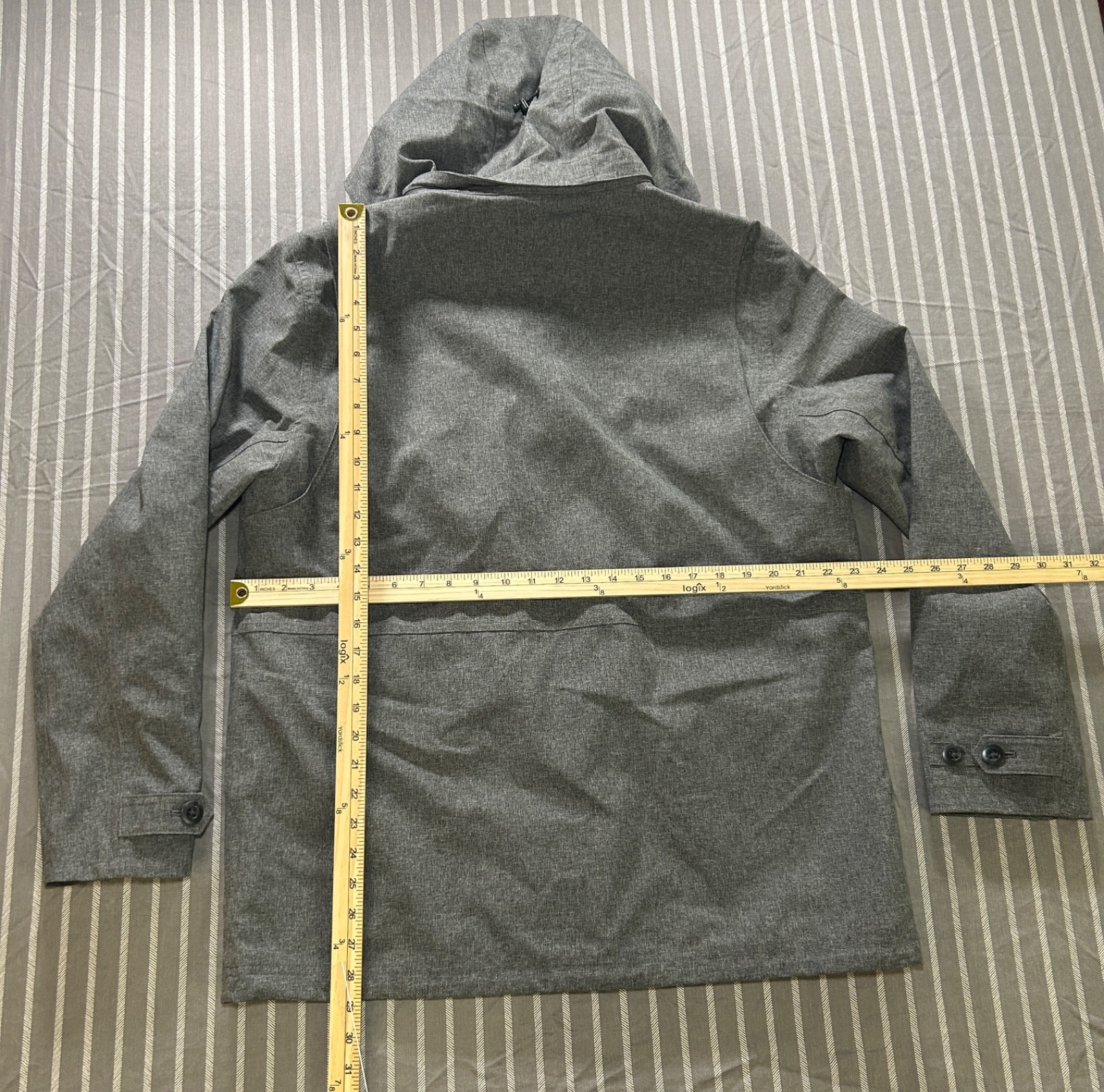 L.L. Bean Parka Jacket Coat Shell Waterproof All Season Size Medium READ image 4