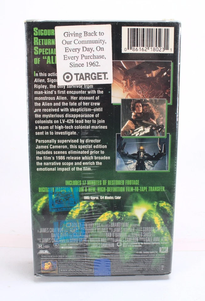 Aliens (1986, VHS) Special Edition - Image 2 of 4