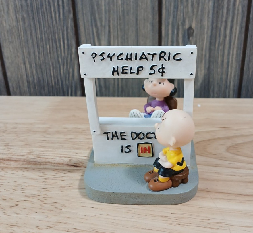 Peanuts Psychiatric Help Item No 8346 Westland Giftware *Pre-Owned*
