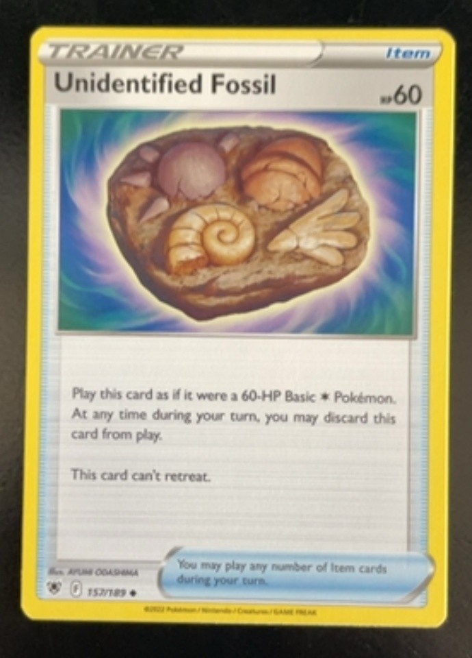 Unidentified Fossil Uncommon Sun & Moon Team Up 155/181