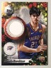 2025-26 Topps Holiday Relic Glitter Brooks Barnhizer RC 40/99.  Player Worn.
