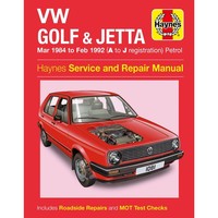 VW Golf Jetta 2 II 1984-1992 Benzin Mk2 Werkstatthandbuch Haynes