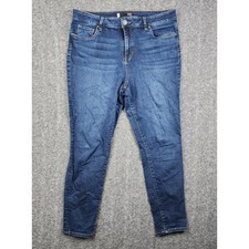 Kut from the Kloth Skinny Jeans Womens 16 Blue High Rise Stretch KP0570MA2N