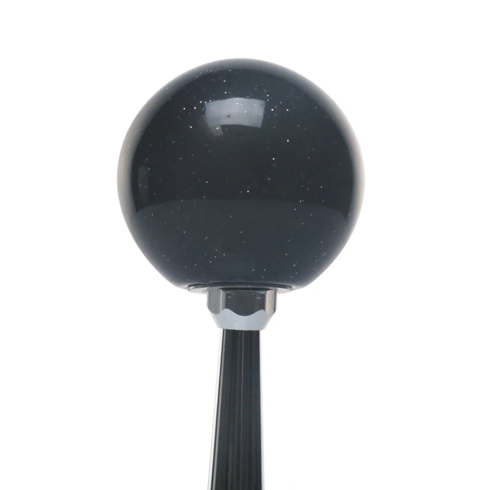 White Shocker Black Metal Flake Shift Knob with M16 x 1.5 Insert  - Image 2 of 4
