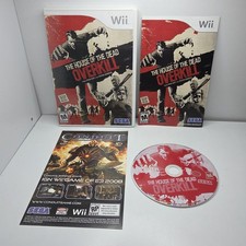 The House of the Dead: Overkill Nintendo Wii Complete w/ Manual CIB All Inserts!