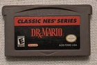 Dr. Mario GBA Classic NES Series Authentic Nintendo Tested Working