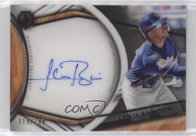 2018 Topps Tribute 119/199 Lewis Brinson #TA-LB Auto 1b7