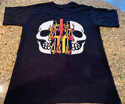 DROP DEAD サッカーシャツ Bring Me The Horizon Drop Dead Clothing Skull XS Black BMTH Bring me the horizon