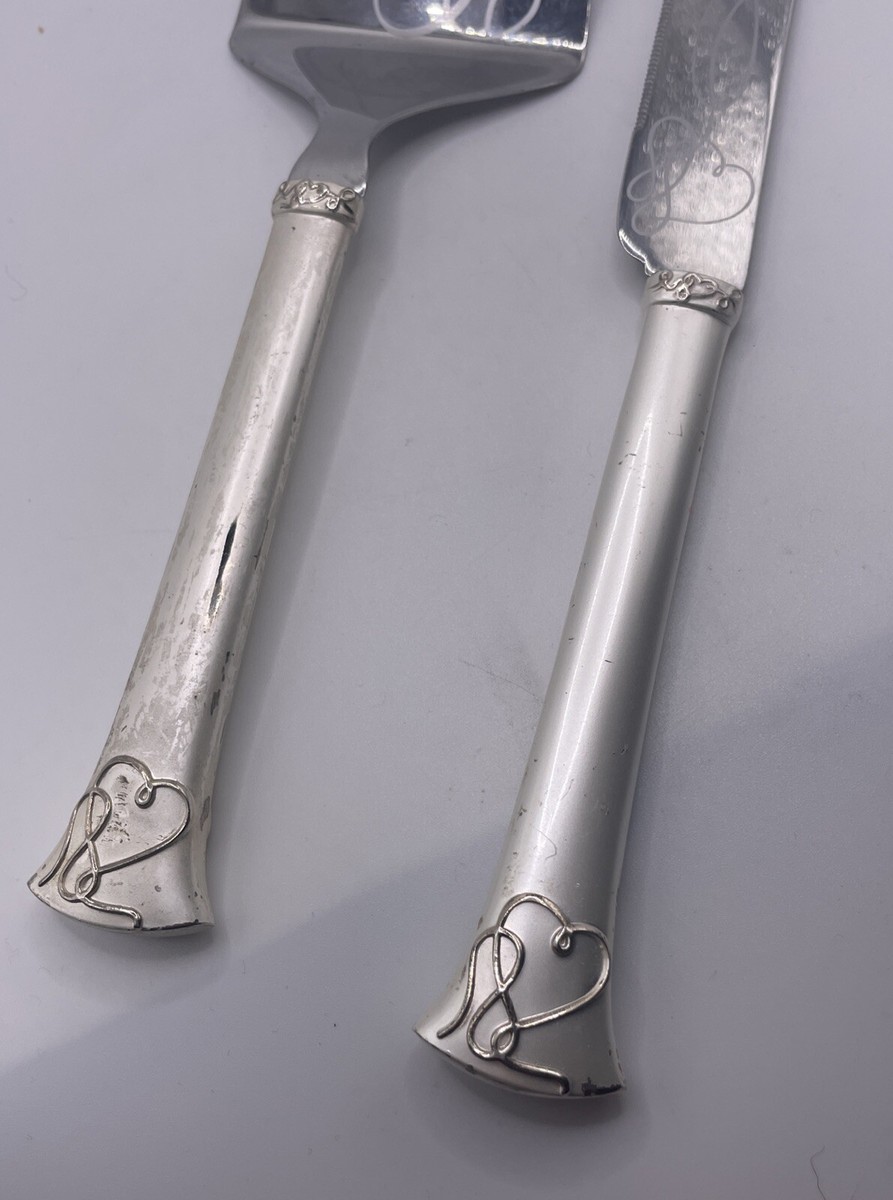 Mikasa Love Story Stainless Steel Wedding Cake Pie Server Set