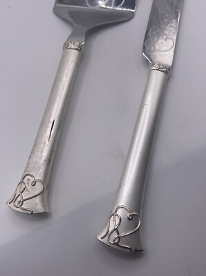 ウェディング　Mikasa ケーキサーバーセット Mikasa Love Story Stainless Steel Wedding Cake Pie Server Set