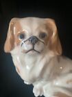 Porcelain Pekingese, Japanese Chin, Tibetan Dog Figurine Royal Copenhagen #1772