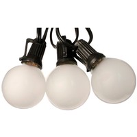 Globe Light Strand Black 50ft Frosted Bulbs - Wedding Lights G40 Globe Lights on sale Globe Light Strand Black 50ft Frosted Bulbs - Wedding Lights G40 Globe Lights on sale