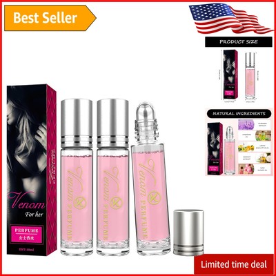 Lunex Phero Women's Portable Pheromone Perfume - 3x10ml Rose Essentials