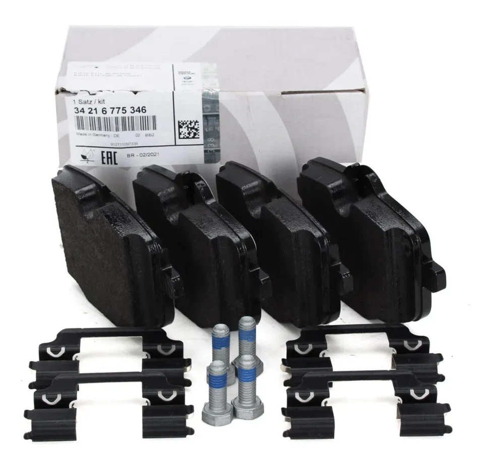 Original BMW Bremsbeläge hinten 34216775346 für BMW 5er F10 F11 6er F12 F13 F06