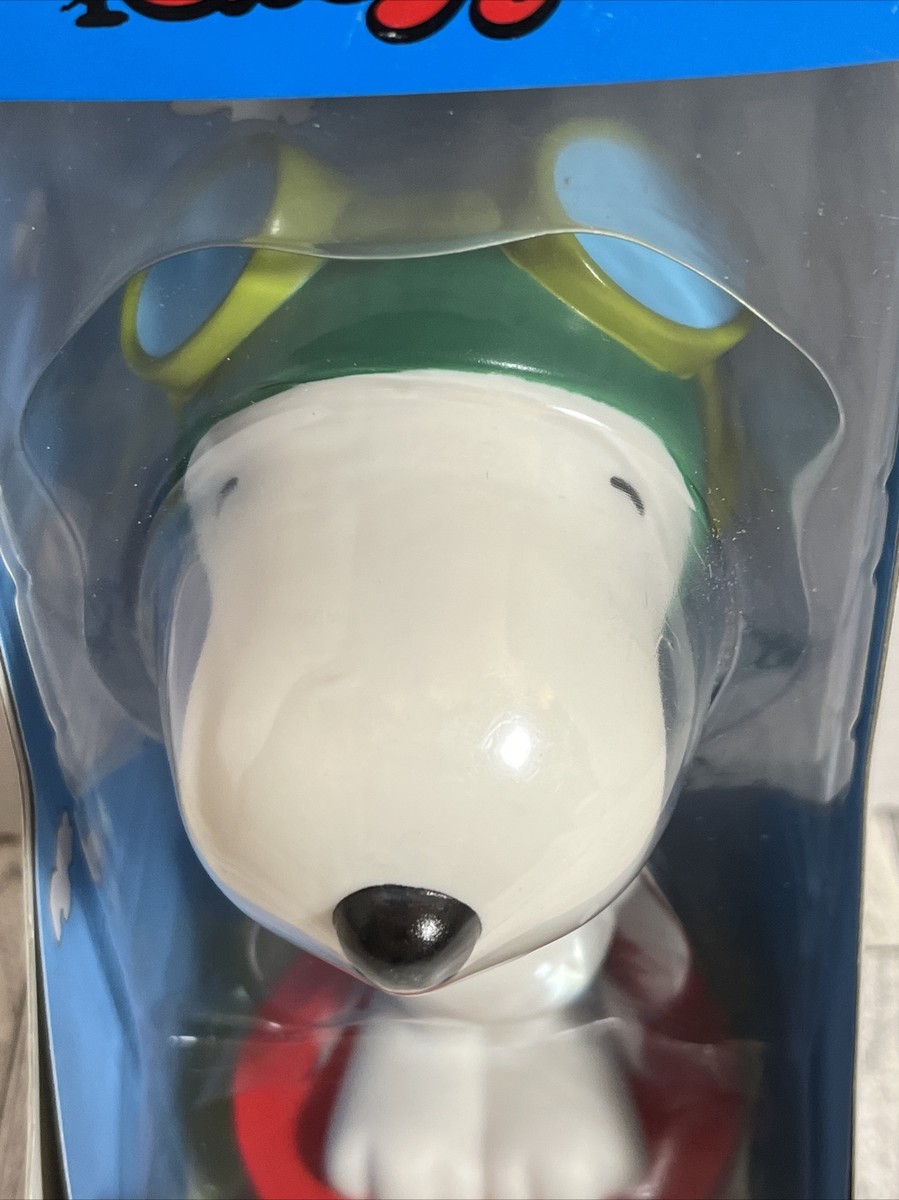Snoopy Pop'n Jump The Flying Ace Figure LA CHERE Japanese Wind Up