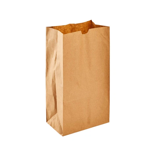 Bolsas de papel de 6 lb - bolsas de almuerzo, bolsas de artesanía, bolsas de supermercado disponibles en blanco y marrón Foto 2 de 2