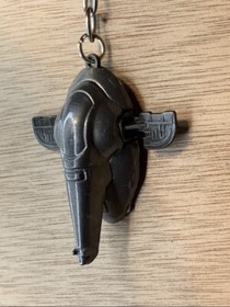 Star Wars Boba  Fett Mandalorian Slave 1 One Minifigure Metal Keychain