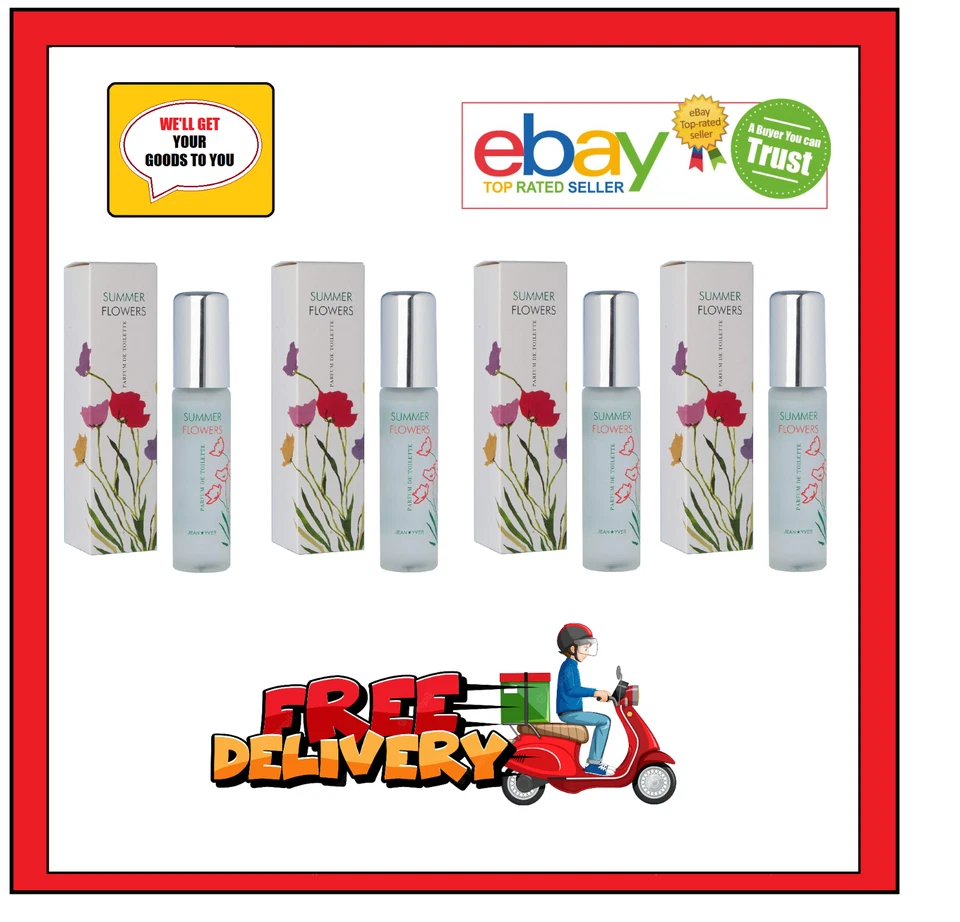 MILTON-LLOYD 4 x 50ml Milton Lloyd Summer Flowers Perfume de Toilette for Women