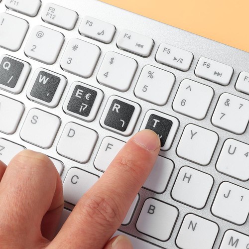 Desktop Computer Alphabet Layout Hebrew Letter Keyboard Stickers Label Sticker - Photo 11/15